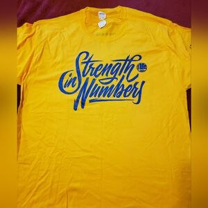 Golden State Warriors Strength In Numbers Playoffs Tshirt